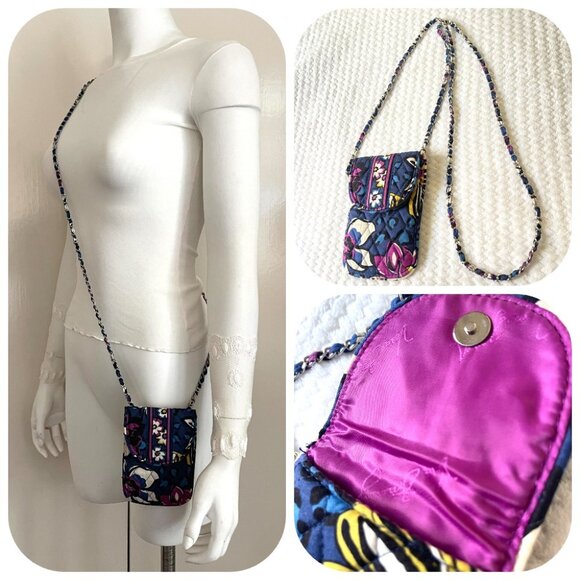 Vera Bradley Cellphone/Pouch Chain Crossbody Bag - Picture 1 of 10